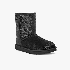 Ugg Classic Short Cosmos Sequin Stövlar Dam Svarta (492360AHS)